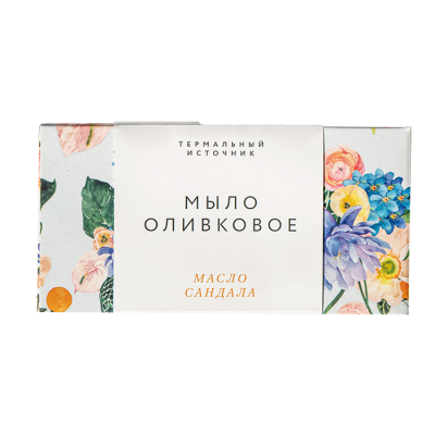 Оливковое мыло с маслом сандала Термальный Источник